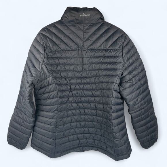 Women's Gander Mountain Guide Series Black Quilted Jacket Sz XL Thinsulate - Picture 2 of 7